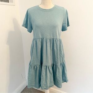 Blue T-Shirt Dress